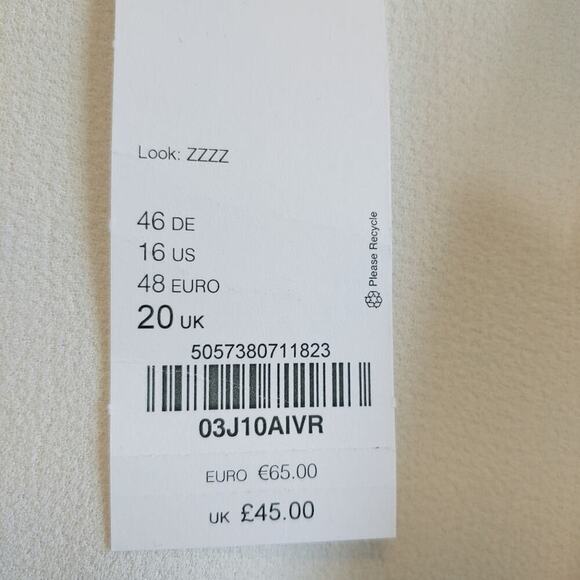 Evans Open Front Long-Line Jacket Sz 16 - Picture 5 of 9